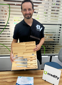 Ricardo premiado em evento da Credify
