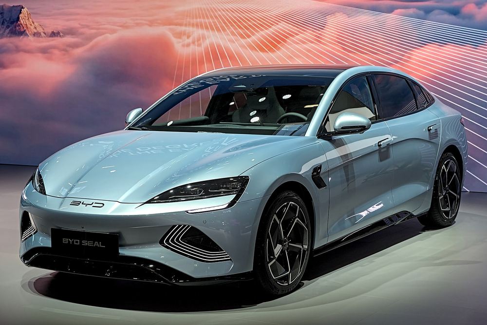 Carro elétrico chinês de hoje