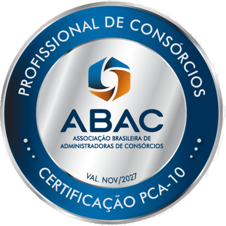 Selo da Certificação PCA-10 da ABAC em nome de Ricardo Veronezi Garcia